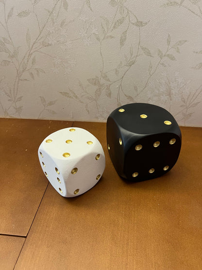 Decorative Dice Set, Unique Gaming Room Decor, Cool Car Decor, Polyester Dice Set, Dice Sculpture, Dice Decor, Dice Statue, Lucky Dice Decor, Lucky Dice Statue