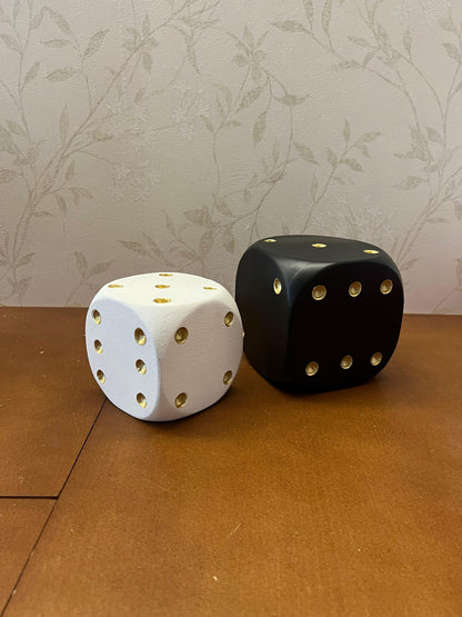 Decorative Dice Set, Unique Gaming Room Decor, Cool Car Decor, Polyester Dice Set, Dice Sculpture, Dice Decor, Dice Statue, Lucky Dice Decor, Lucky Dice Statue