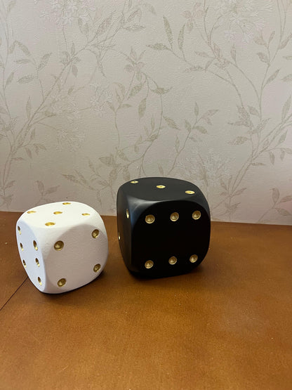 Decorative Dice Set, Unique Gaming Room Decor, Cool Car Decor, Polyester Dice Set, Dice Sculpture, Dice Decor, Dice Statue, Lucky Dice Decor, Lucky Dice Statue