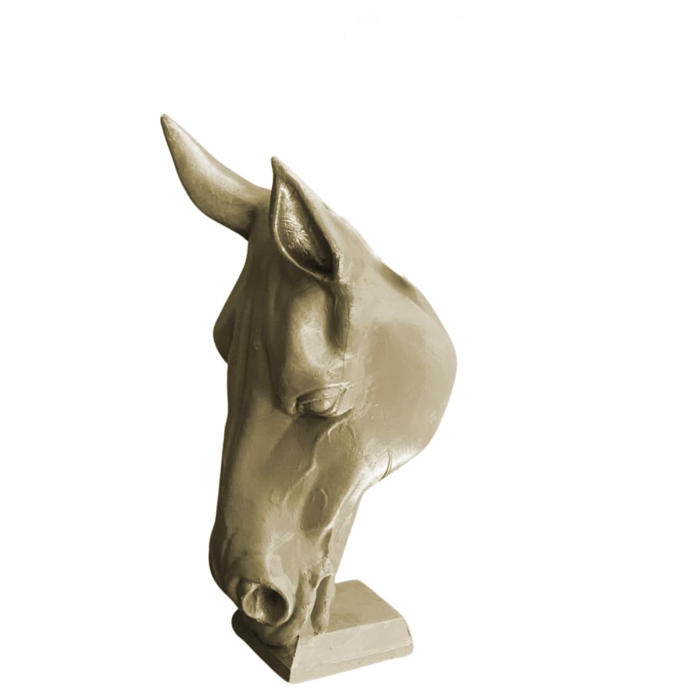 Horse Head Sculpture Vase, Unique Equestrian Planter, Horse Lover Gift, Horse Head Vase Decor, Horse Shaped Planter, Polyester Horse Vase