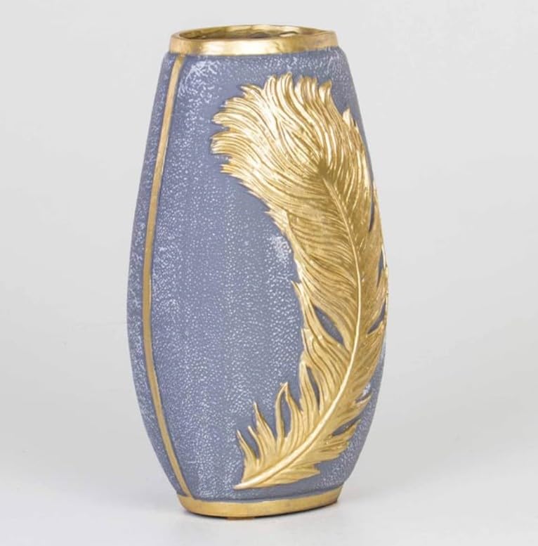 Leaf Patterned Decorative Vase, Handmade Leaf Motif Vase, Leaf Design Vase, Polyester Leaf Vase, Leaf Vase, Handmade Leaf Vase, Leaf Decor