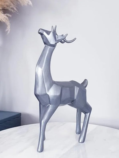 Modern Cubic Deer Statue, Geometric Deer Sculpture, Cubic Deer Statue, Cubic Deer Sculpture, Geometric Reindeer Decor, Cubic Reindeer Statue