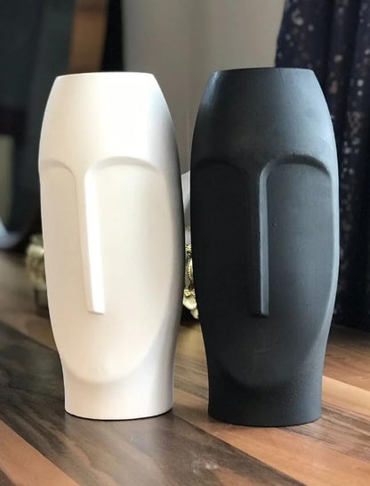 Modern Abstract Face Vase, Face Minimalist Vase, Abstract Face Vase, Face Shaped Planter, Abstract Head Vase, Face Vase, Face Planter Vase