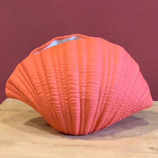 Ceramic Seashell Decorative Bowl, Coastal Shell Accent Piece, Modern Ocean-Inspired Home Decor, Ceramic Seashell Bowl, Coastal Ceramic Decor, Coastal Decor