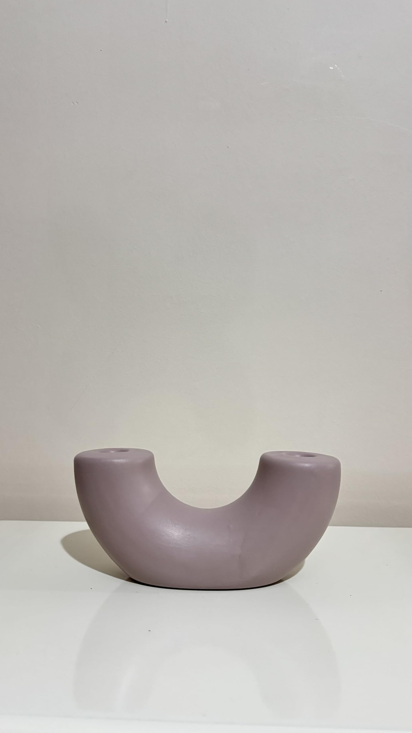 Ceramic U-shaped Sculpture, Handmade Ceramic Decor, Decorative Art Object, Home Accents, Minimalist Tabletop Art Decor, Shaped Sculpture, Shaped Vase, Tabletop Vase