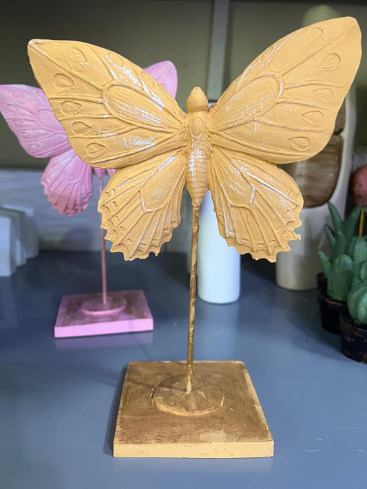 Butterfly Statue Decor, Handmade Butterfly Sculpture, Unique Gift for Nature Lovers, Handmade Butterfly Decor, Butterfly Decor Gift, Butterfly Statue, Butterfly Sculpture, Butterfly Decor