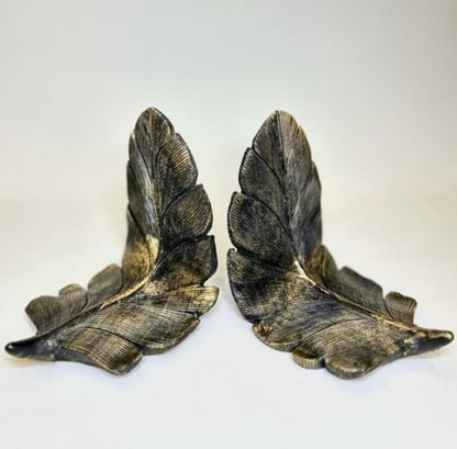 Feather Bookends for Shelves and Desk, Decorative Bookends, Unique Gifts for Book Lovers, Feather Bookends, Unique Book Lover Gifts, Feather Bookshelf, Feather Home Decor