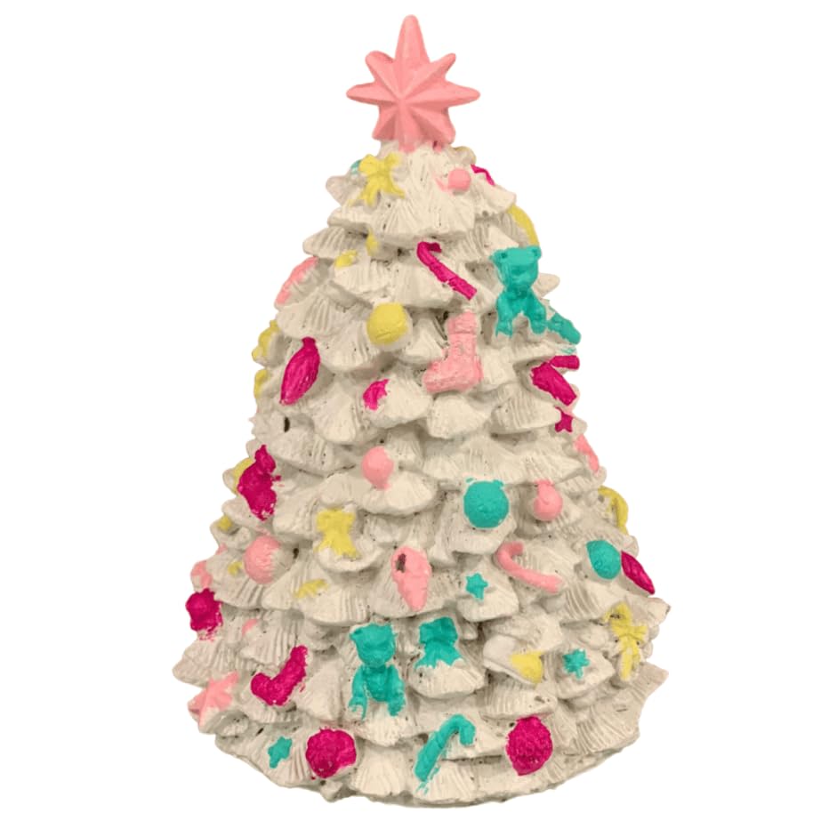 Mini Christmas Tree Figurine, Christmas Tree Ornament, Seasonal Tree Figurine, Christmas Decor Gift, Holiday Tree Decor, Christmas Tree Decor, Christmas Tree Sculpture
