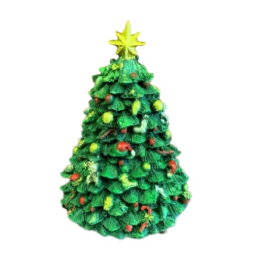 Mini Christmas Tree Figurine, Christmas Tree Ornament, Seasonal Tree Figurine, Christmas Decor Gift, Holiday Tree Decor, Christmas Tree Decor, Christmas Tree Sculpture