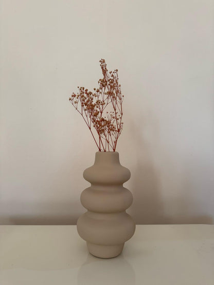 Minimal Ceramic Bubble Vase, Nordic Bubble Swirl Vase, Flower Pot, Dried Flower Vase, Nordic Vase, Wave Ceramic Vase, Decorative Vase, Bubble Vase, Ceramic Bubble Vase, Flower Vase