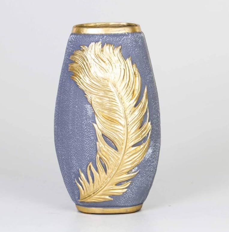 Leaf Patterned Decorative Vase, Handmade Leaf Motif Vase, Leaf Design Vase, Polyester Leaf Vase, Leaf Vase, Handmade Leaf Vase, Leaf Decor