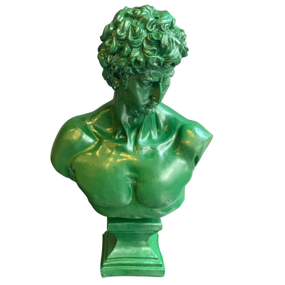David Bust Decorative Sculpture, Greek Statue Decor, Abstract Classical Bust Statue, Modern Art Sculpture, David Bust, David Sculpture, David Bust Decor, David Decor, David Statue