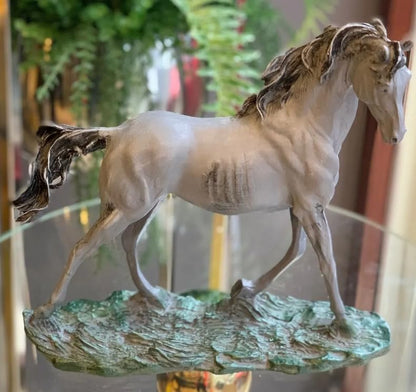 Handcrafted Horse Statue, Equestrian Art Sculpture, Luxury Horse Decor Figurine, Horse Ornament Collectible, Horse Sculpture, Horse Decor