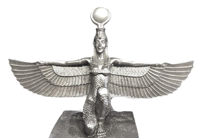 Egyptian Goddess Isis Sculpture, Isis Statue, Winged Isis Goddess Statue, Ancient Egyptian Isis Statue, Handmade Isis Sculpture, Isis Decor