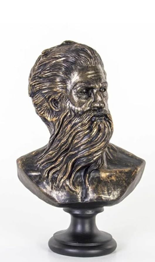 Poseidon Büste Statue im antiken griechischen Stil, antike griechische Poseidon Büste Statue, mythologische Poseidon Büste Statue, griechischer Gott Poseidon Büste, Poseidon Statue, Poseidon Skulptur