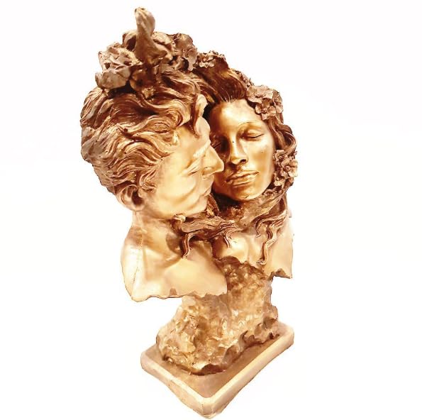 Couple Love Figurine, Romantic Sculpture, Lovers Bust Statue, Valentine’s Day gift, Art Decor Statue, Romantic Gift Idea, Art Decor Statue, Romantic Decor, Love Couple Decor