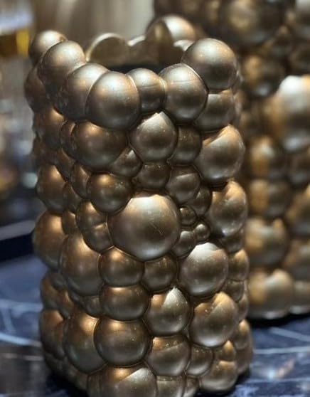 Modern Bubble Vase, Geometric Decor Vase, Contemporary Flower Vase, Luxury Decorative Vase, Handmade Art Vase, Chic Modern Vase, Bubble Vase, Abstract Bubble Vase, Handmade Bubble Vase