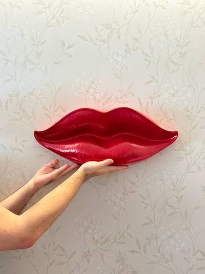 3D Large Lips Sculpture for Wall Decor, Kiss-shaped Wall Art, Modern Lips Wall Art, Lips Wall Decor, Kiss Wall Decor, 3D Large Lips Wall Decor,