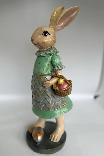 Cute Easter Bunny Figurines, Rabbit Decor, Elegant Spring Decoration, Easter Table Centerpiece, Easter Rabbit Figurine, Easter Rabbit Decor, Easter Bunny Decor, Easter Rabbit Statue