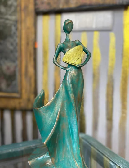 Elegant Woman Wine Rack Sculpture, Lady Wine Holder Statue, Woman Wine Rack, Modern Woman Sculpture Wine Rack, Artistic Bar Decor