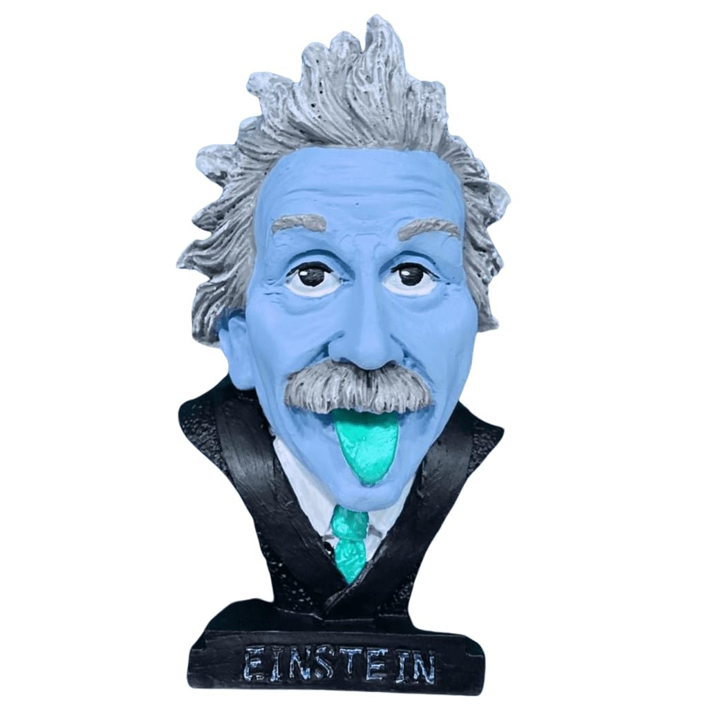 Einstein Tongue Out Statue, Handmade Einstein Bust Sculpture, Albert Einstein Mini Statue, Einstein Head Figurine, Einstein Bust Statue, Einstein Tongue Out Sculpture