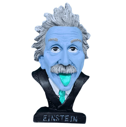 Einstein Tongue Out Statue, Handmade Einstein Bust Sculpture, Albert Einstein Mini Statue, Einstein Head Figurine, Einstein Bust Statue, Einstein Tongue Out Sculpture