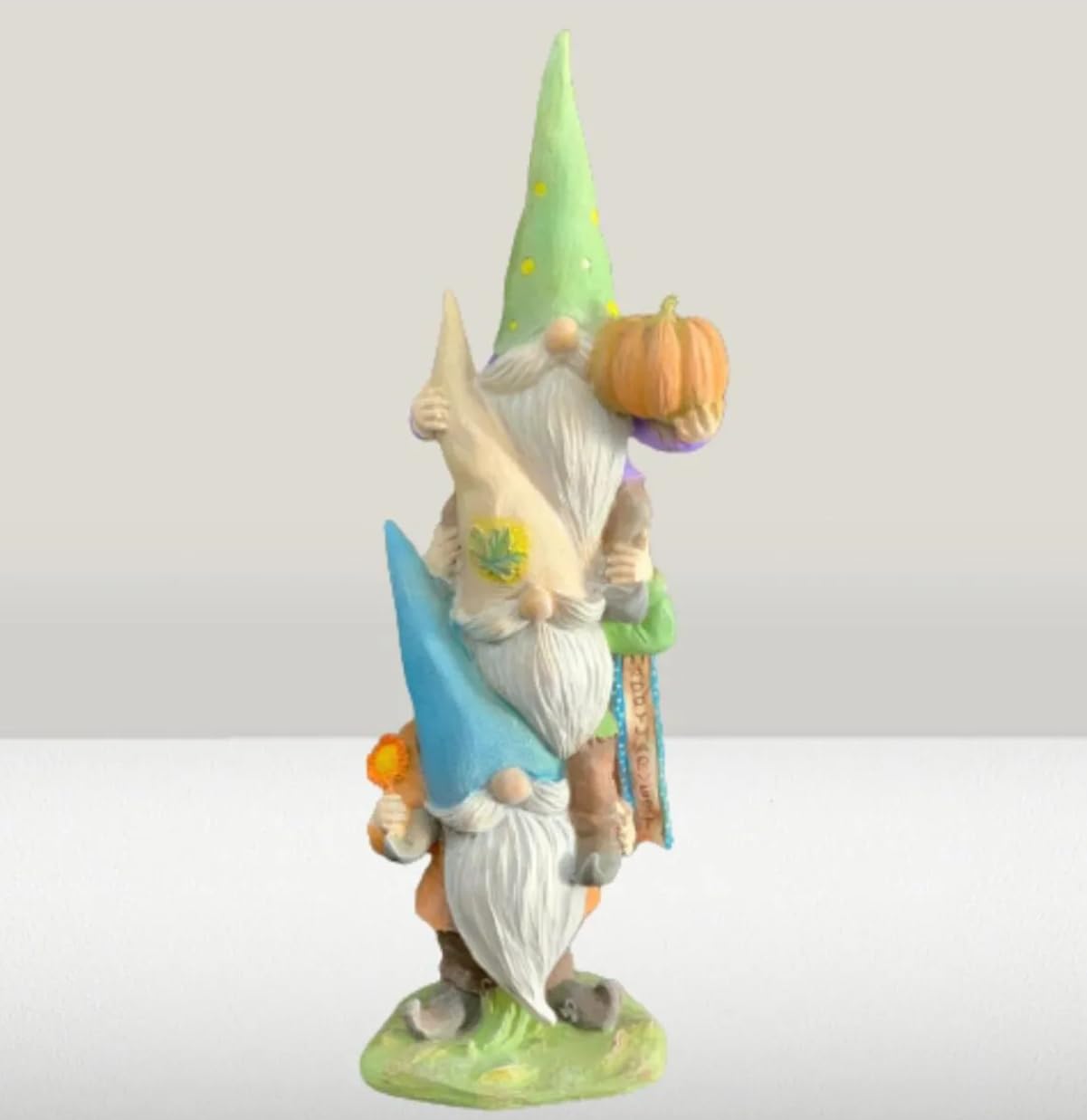 Pumpkin Harvest Gnome Figurine, Autumn Gnome Sculpture, Gnome Sculpture, Holiday Gift, Seasonal Gnome Sculpture, Gnome Figurine, Gnome Decor