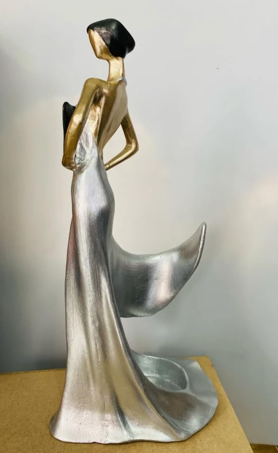 Elegant Woman Wine Rack Sculpture, Lady Wine Holder Statue, Woman Wine Rack, Modern Woman Sculpture Wine Rack, Artistic Bar Decor