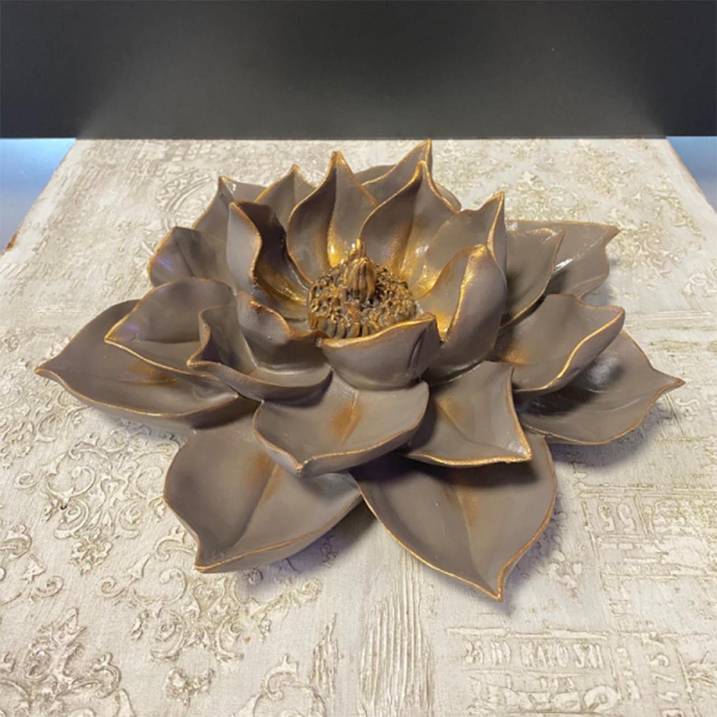 Lotus Sculpture, Lotus Flower Decor, Flower Home Decor, Lotus Flower Sculpture, Lotus Flower Statue, Lotus Statue, Lotus Flower Figurine, Lotus Flower Objects