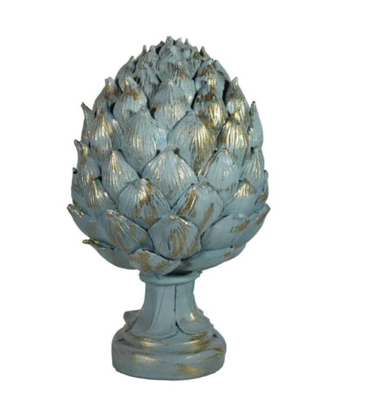Decorative Artichoke Sculpture, Elegant Artichoke Decor, Polyester Artichoke Sculpture, Artichoke Statue, Polyester Artichoke Statue