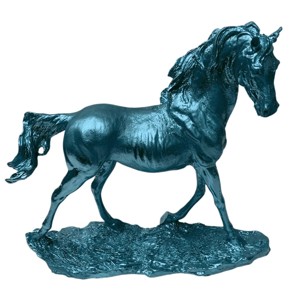 Handcrafted Horse Statue, Equestrian Art Sculpture, Luxury Horse Decor Figurine, Horse Ornament Collectible, Horse Sculpture, Horse Decor