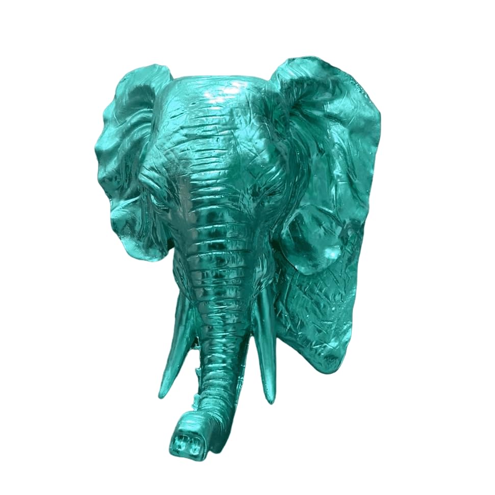 Elephant Wall Sculpture, Elegant Elephant Head Art Wall, Polyester Elephant Wall Decor, Elephant Head Wall Sculpture, Elephant Head Wall Decor, Elephant Head Wall Figurine