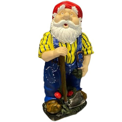 Dwarf Gardener Figurine, Gardening Gnome, Outdoor Garden Figurine, Garden Decoration, Holiday Gift, Garden Sculpture, Dwarf Sculpture, Dwarf Figurine, Dwarf Statue, Dwarf Decor