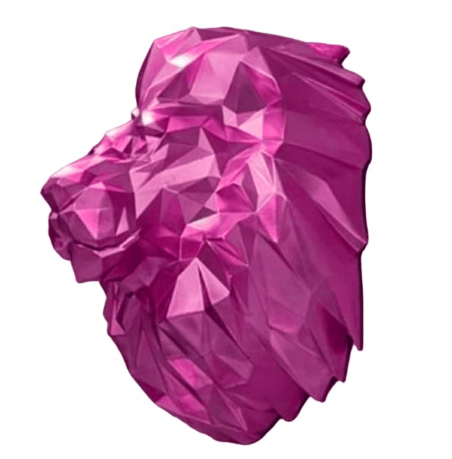 3D Lion Head Wall Sculpture, Geometric Lion Wall Art, Abstract Lion head Wall Decor, Lion Head Wall Decor, Lion Head Wall Sculpture, Lion Head Wall Statue, Lion Head Wall Decor