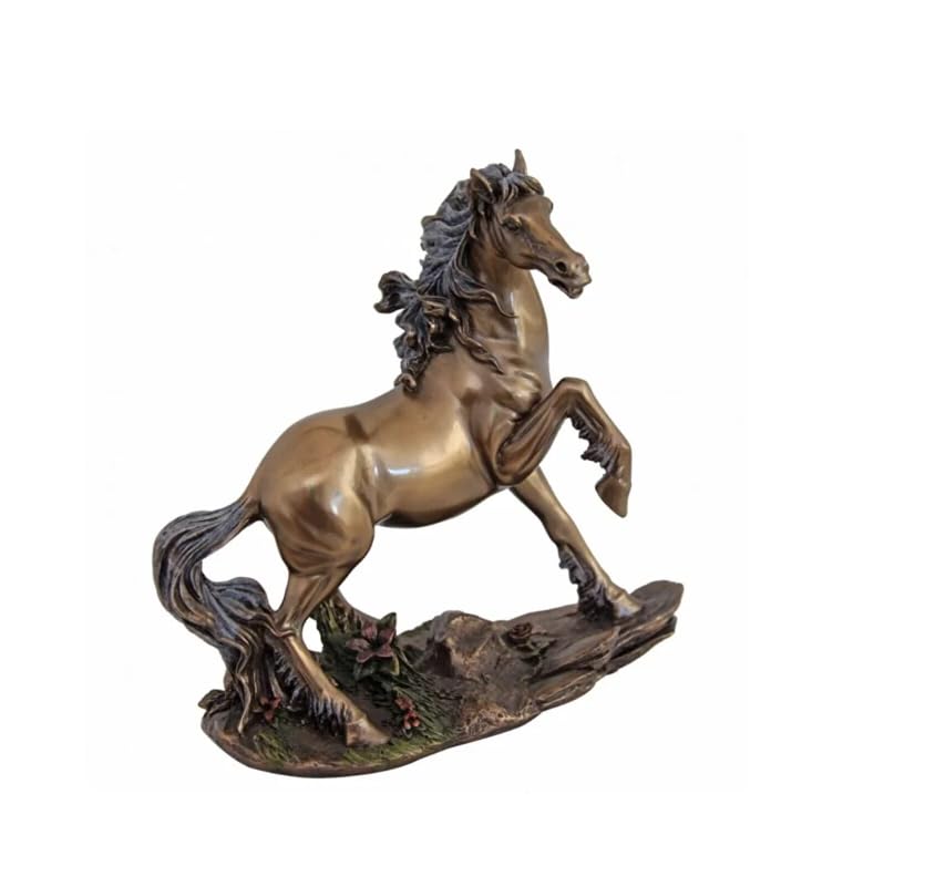 Handcrafted Horse Statue, Modern Animal Statue, Polyester Horse Art, Modern Horse Decor, Horse Lover Decor, Horse Sculpture, Horse Statue