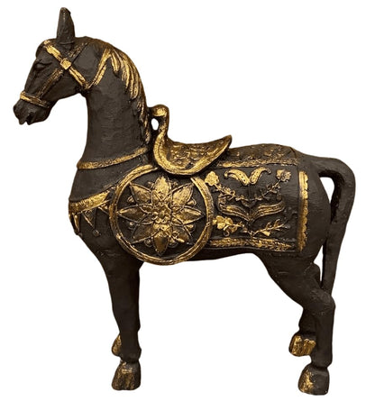 Antique Style Decorative Horse Statue, Ancient Horse Statue, Horse Decor Sculpture, Traditional Horse Statue, Historic Horse Figurine