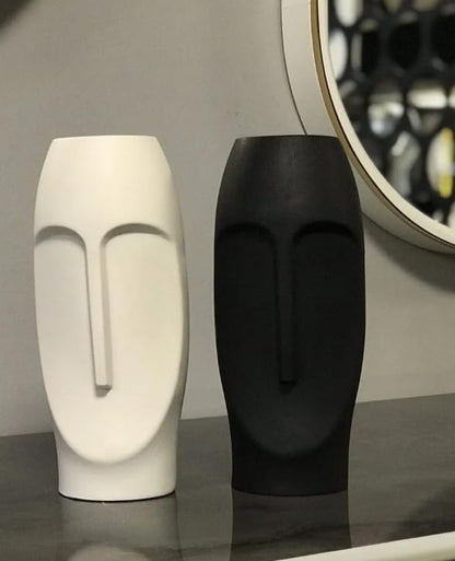 Modern Abstract Face Vase, Face Minimalist Vase, Abstract Face Vase, Face Shaped Planter, Abstract Head Vase, Face Vase, Face Planter Vase