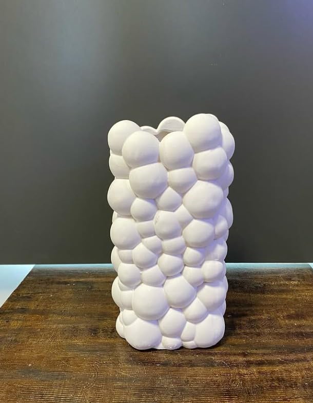 Modern Bubble Vase, Geometric Decor Vase, Contemporary Flower Vase, Luxury Decorative Vase, Handmade Art Vase, Chic Modern Vase, Bubble Vase, Abstract Bubble Vase, Handmade Bubble Vase