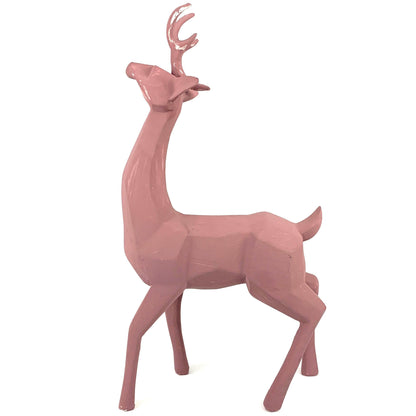 Modern Cubic Deer Statue, Geometric Deer Sculpture, Cubic Deer Statue, Cubic Deer Sculpture, Geometric Reindeer Decor, Cubic Reindeer Statue