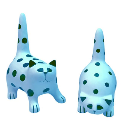 Minimalistisches Katzenstatuen-Set, Moderne Katzenskulpturen, Wohndekor, Minimalistisches Katzendekor, Katzenskulptur, Moderne Katzenstatuen, Geschenkidee für Katzenliebhaber