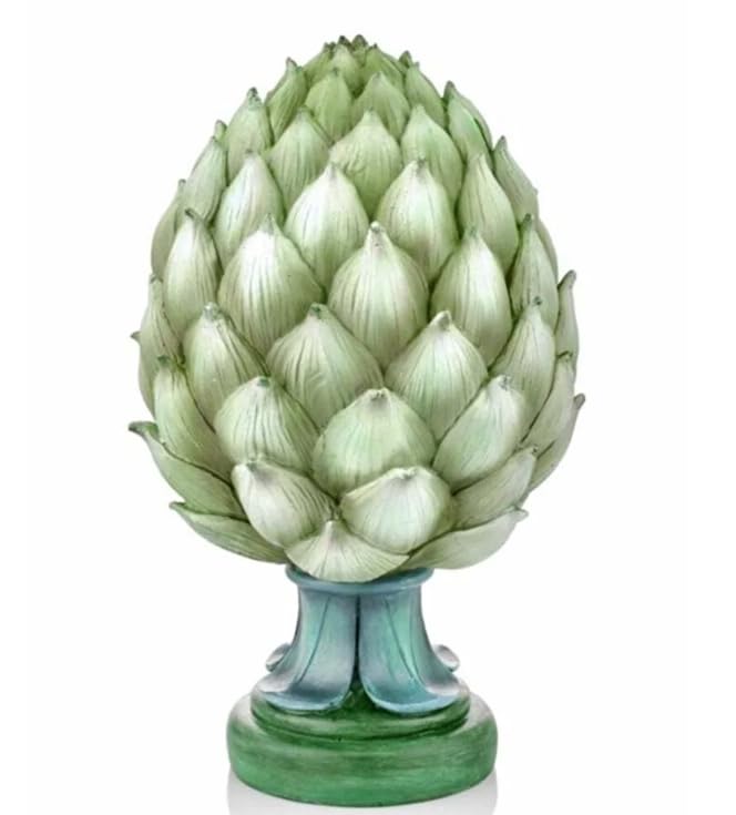 Decorative Artichoke Sculpture, Elegant Artichoke Decor, Polyester Artichoke Sculpture, Artichoke Statue, Polyester Artichoke Statue