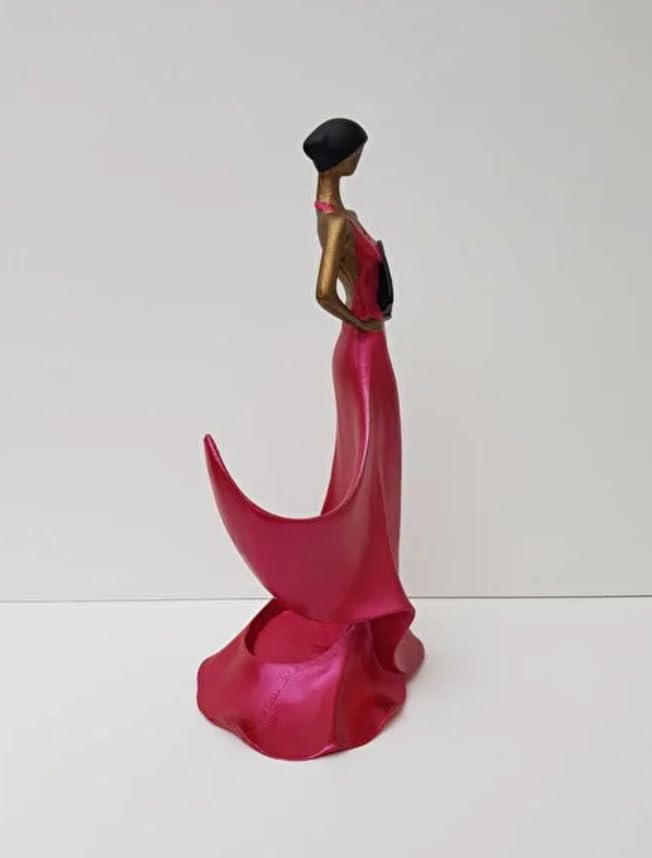 Elegant Woman Wine Rack Sculpture, Lady Wine Holder Statue, Woman Wine Rack, Modern Woman Sculpture Wine Rack, Artistic Bar Decor