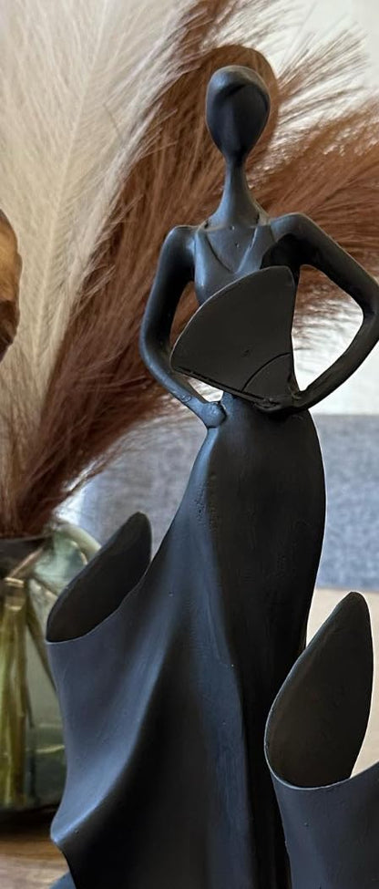 Elegant Woman Wine Rack Sculpture, Lady Wine Holder Statue, Woman Wine Rack, Modern Woman Sculpture Wine Rack, Artistic Bar Decor