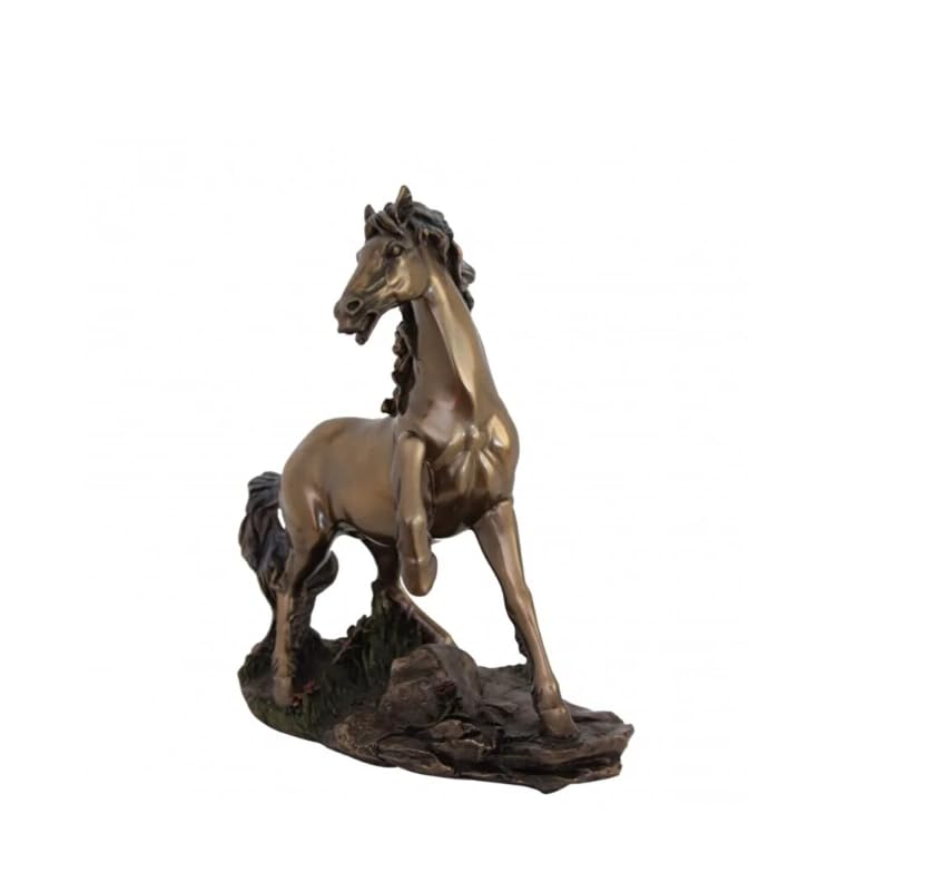 Handcrafted Horse Statue, Modern Animal Statue, Polyester Horse Art, Modern Horse Decor, Horse Lover Decor, Horse Sculpture, Horse Statue