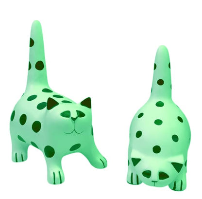 Minimalistisches Katzenstatuen-Set, Moderne Katzenskulpturen, Wohndekor, Minimalistisches Katzendekor, Katzenskulptur, Moderne Katzenstatuen, Geschenkidee für Katzenliebhaber