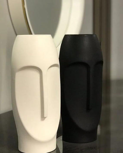 Modern Abstract Face Vase, Face Minimalist Vase, Abstract Face Vase, Face Shaped Planter, Abstract Head Vase, Face Vase, Face Planter Vase