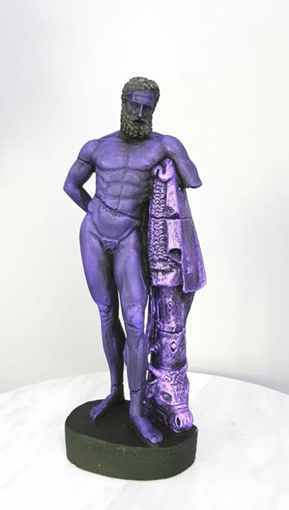 Antike griechische Herkules-Statue, handgemachte Mythologie-Statue, handgemachte Herkules-Skulptur, griechische Mythologie-Herkules-Figur, Herkules-Statue