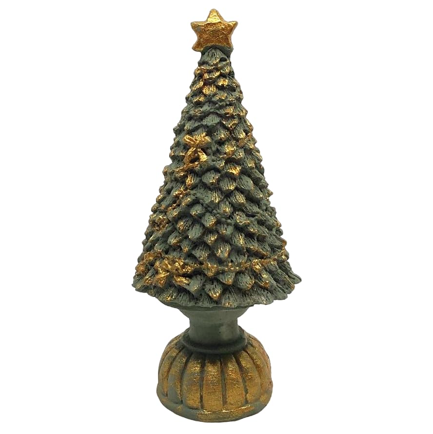 Mini Christmas Tree Decor, Christmas Tree Ornament, Seasonal Tree Figurine, Christmas Decor Gift, Holiday Tree Decor, Christmas Tree Decor, Christmas Tree Sculpture