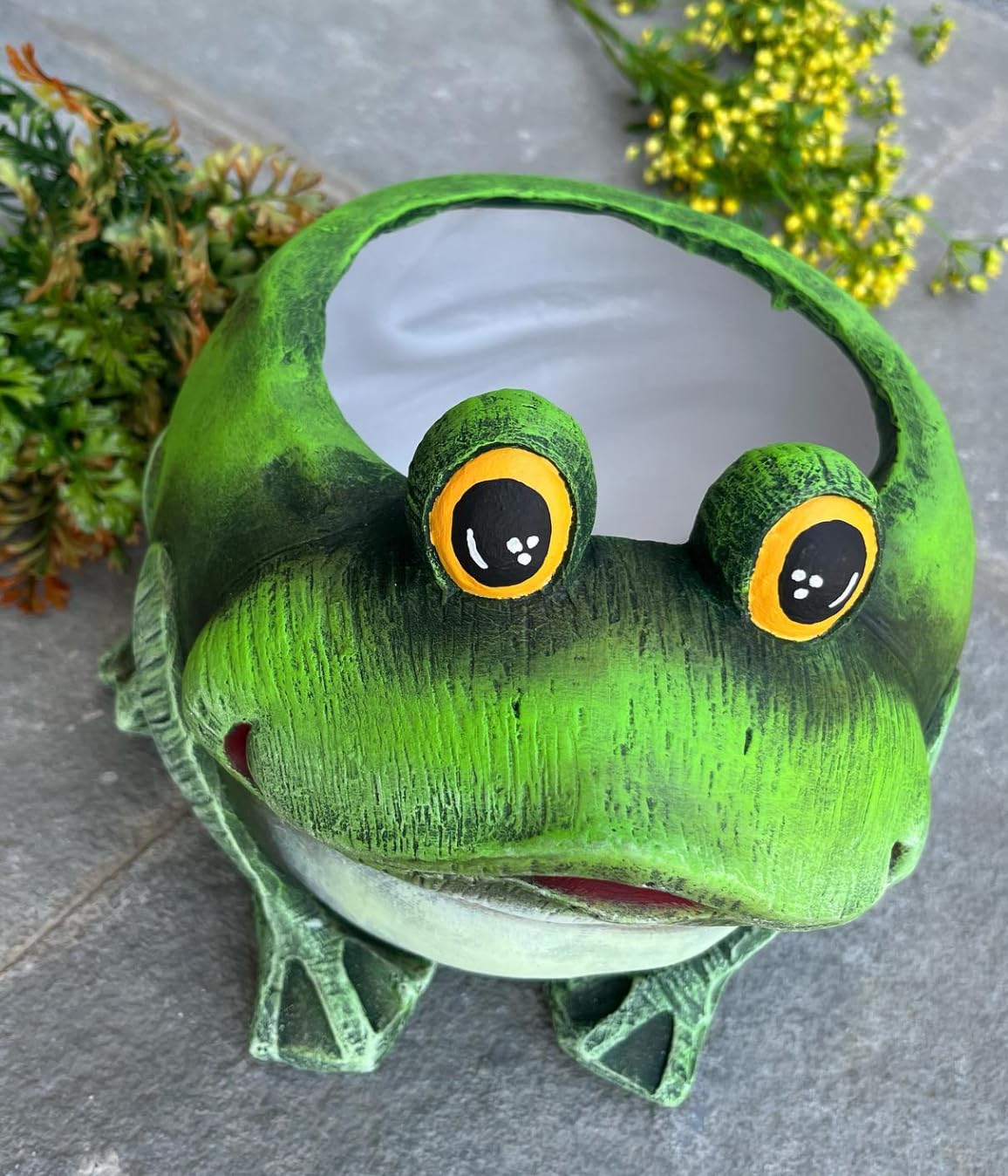 Frog Planter Pot, Frog Shaped Flower Pot Planter, Frog Planter for Indoor, Frog Vase, Frog Themed Vase, Gift For Frog Lovers, Frog Plant Pot
