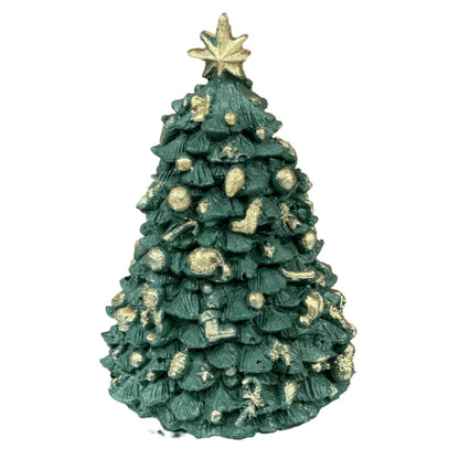 Mini Christmas Tree Figurine, Christmas Tree Ornament, Seasonal Tree Figurine, Christmas Decor Gift, Holiday Tree Decor, Christmas Tree Decor, Christmas Tree Sculpture